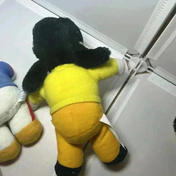 Vintage Knickerbocker Disney Stuffed Toy Mickey Mouse Donald Duck Goofy Plush - Picture 5 of 5